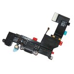 For iPhone 5S-Charger Connector Flex- Black