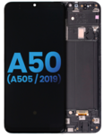 Samsung Galaxy A50 SM-A505F-Display + Digitizer + Frame- Black