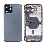 For iPhone 12 Pro Max Middle Frame Pulled (A) Complete With Parts (No Battery)- Blue