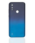 Motorola Moto E6s 2020-Battery Cover- Blue