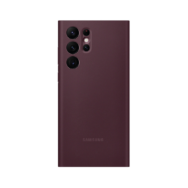 Samsung Galaxy S22 Ultra SM-S908B-Battery Cover Pulled- Burgundy
