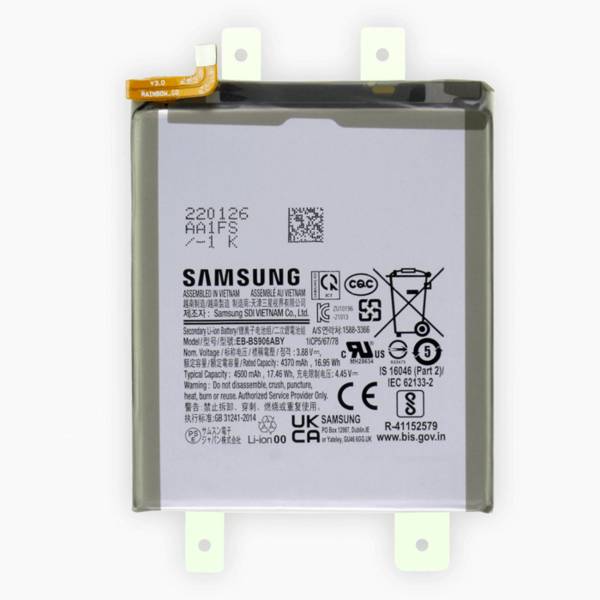 Samsung Galaxy S22 Plus SM-S906B-Battery EB-BS906ABY Service Pack- 4500mAh