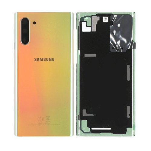 Samsung Galaxy Note 10 SM-N970F-Battery Cover- Aura Glow/Silver