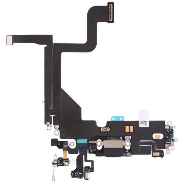 For iPhone 13 Pro Charger Connector Flex - Black