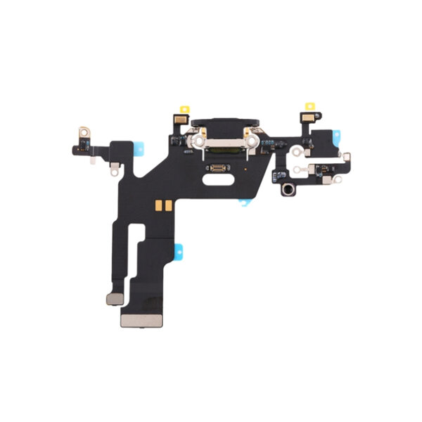 For iPhone 11 Charger Connector Flex- Black