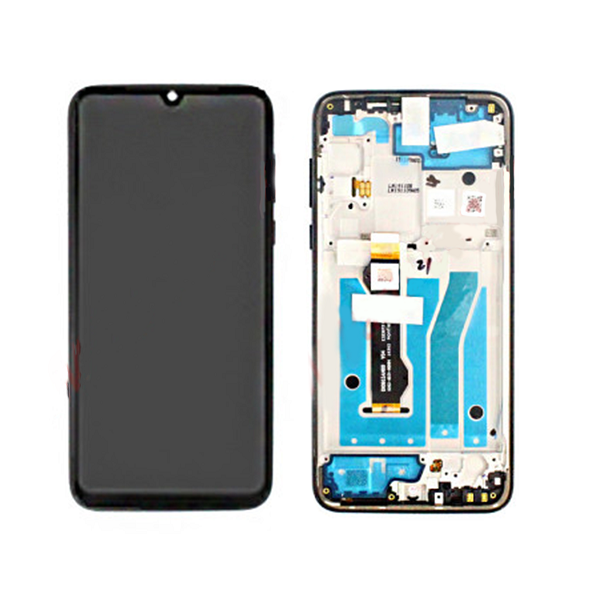 Motorola Moto G8 Plus-Display + Frame- Graphene Blue