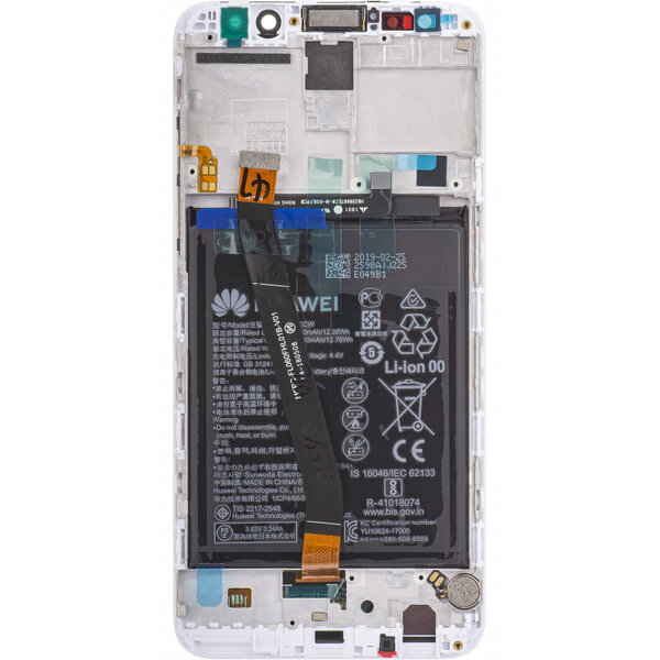 Huawei Mate 10 Lite-LCD Display Module + Battery- Gold/White