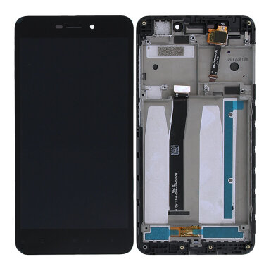Xiaomi Redmi 4A-Display + Digitizer + Frame- Black