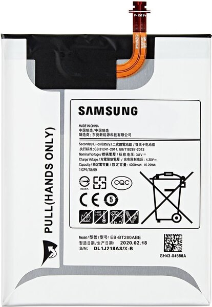 Samsung Galaxy Tab A 7.0 SM-T280/SM-T285-Battery EB-BT280FBE- 4000mAh