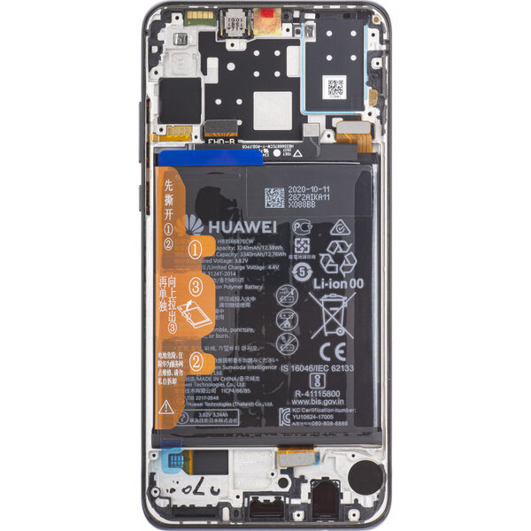 Huawei P30 Lite New Edition-LCD Display Module + Battery- Black