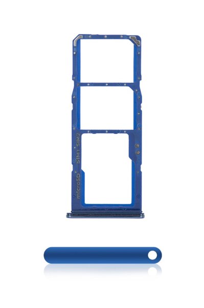 Samsung Galaxy A70 SM-A705F-Sim/SD Card Holder- Blue