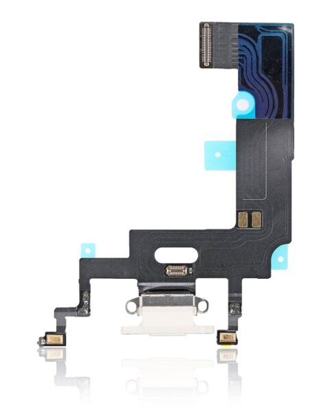 For iPhone XR-Charger Connector Flex- White