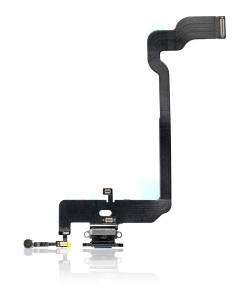 For iPhone XS-Charger Connector Flex- Black