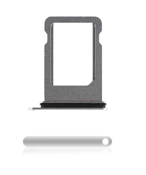 For iPhone X-Sim Holder- Silver