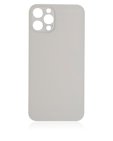 For iPhone 12 Pro Back Glass- Silver