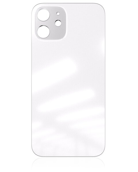 For iPhone 12 Back Glass- White