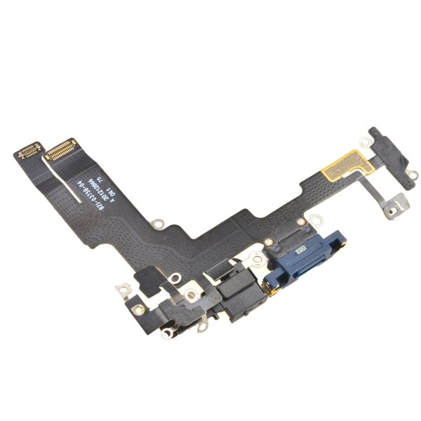 For iPhone 14 Charger Connector Flex - Black