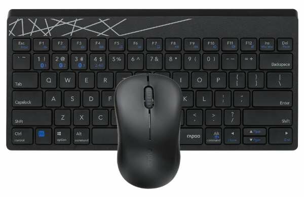 Rapoo 8000S 2.4G Wireless Keyboard + Mouse 