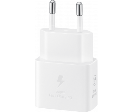 Samsung Wall Charger, 25W, 3A, 1 X USB-C, White EP-T2510NWEGEU