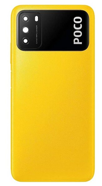 Xiaomi Poco M3-Battery Cover- Yellow