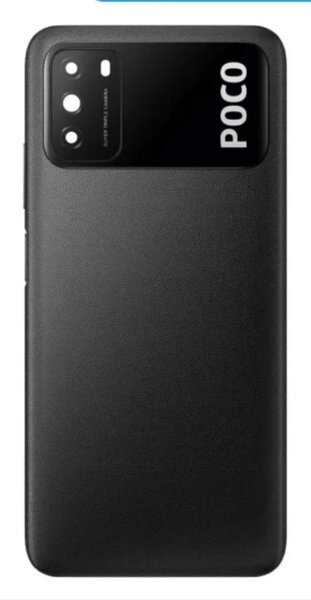 Xiaomi Poco M3-Battery Cover- Black
