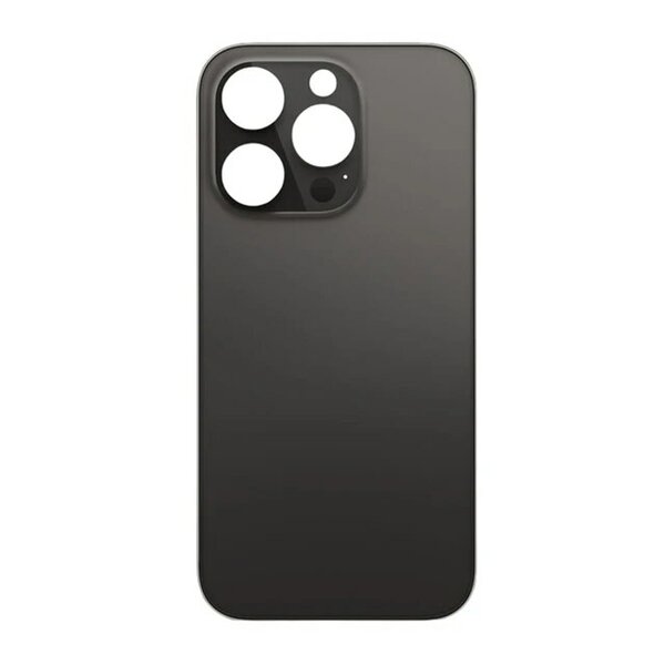 For iPhone 14 Pro Max Back Glass- Black
