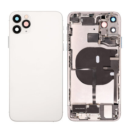 For iPhone 11 Pro Max  Middle Frame Pulled (A) Complete With Parts (No Battery- White