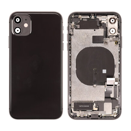 For iPhone 11 Middle Frame Pulled (A) Complete With Parts (No Battery)- Black