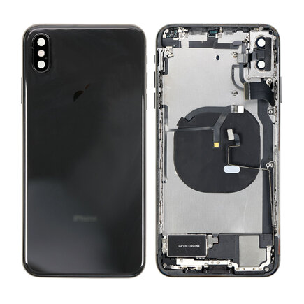 For iPhone XS Max Middle Frame Pulled (A) Complete With Parts - Black