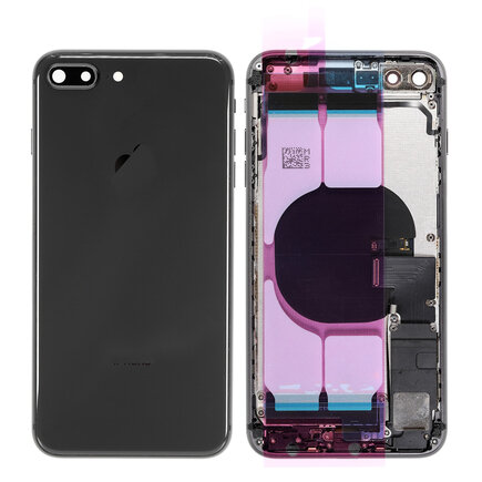 For iPhone 8 Plus Middle Frame Pulled (A) Complete With Parts - Black