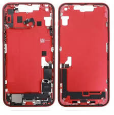 For iPhone 14 Plus Middle Frame Pulled (A) Complete With Parts - Red