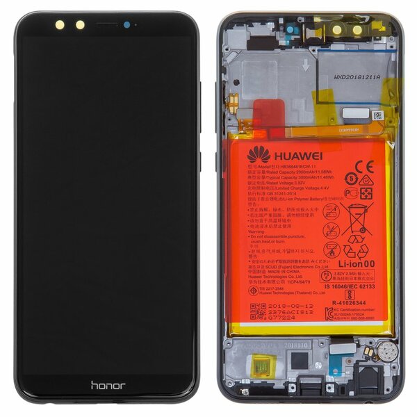Huawei Honor 9 Lite-LCD Display Module + Battery- Black