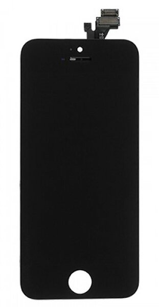 For iPhone 5-Display + Digitizer +Metal Plate A+ High Quality- Black