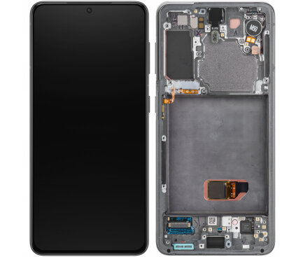 Samsung Galaxy S21 SM-G991B-Display Complete (With Front Camera)- Phantom Grey