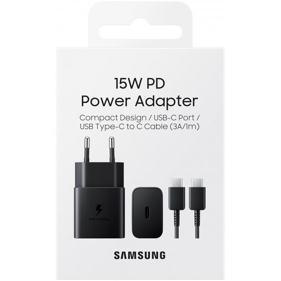 Samsung Travel Charger Type-C 15W EP-T1510XBEGEU Black-EU Blister