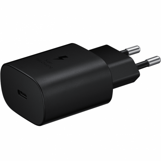 Samsung 25W Travel Adapter (W/O Cable) EP-TA800NBEGEU Black- EU Blister