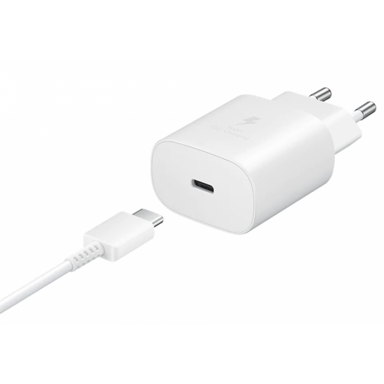 Samsung PD 25W Fast Wall Charger EU Plug EP-TA800XWEGWW White-EU Blister