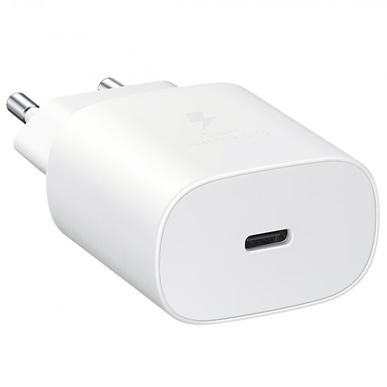 Samsung 25W Travel Adapter (W/O Cable) EP-TA800NWEGEU White- EU Blister
