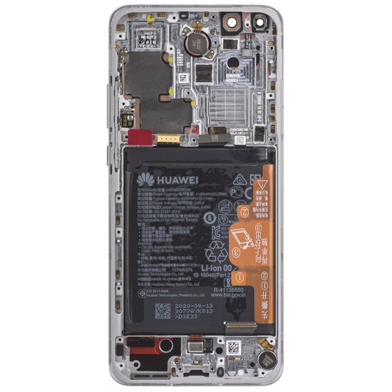Huawei P40 Pro-LCD Display Module + Battery- White
