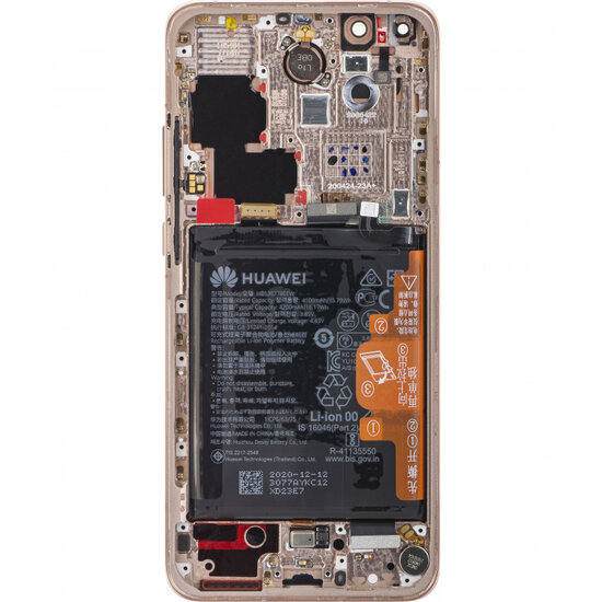 Huawei P40 Pro-LCD Display Module + Battery-  Gold 