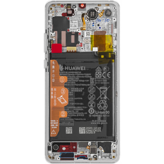 Huawei P30 Pro-LCD Display Module + Battery- Silver