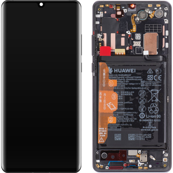 Huawei P30 Pro-LCD Display Module + Battery- Black