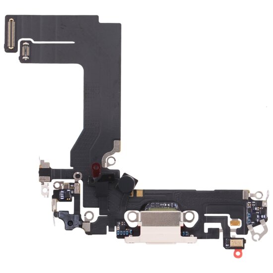 For iPhone 13 Mini Charger Connector Flex- White
