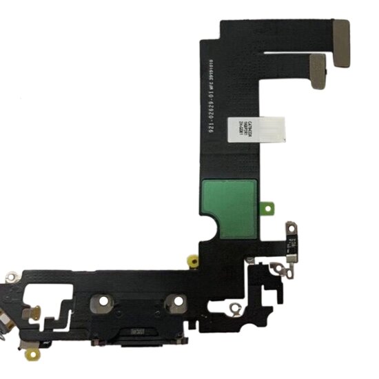 For iPhone 12 Mini Charger Connector Flex - Black