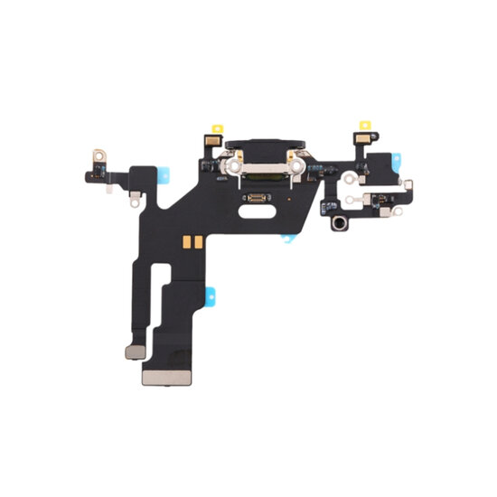 For iPhone 11 Charger Connector Flex- Black