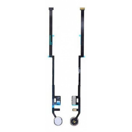 For iPad 10.2 2019-Home Button Flex- White