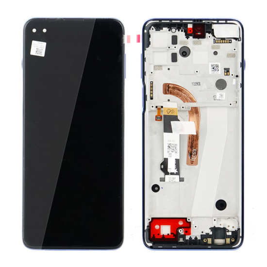 Motorola Moto G100 XT2125-4-Display + Frame- Magic Blue