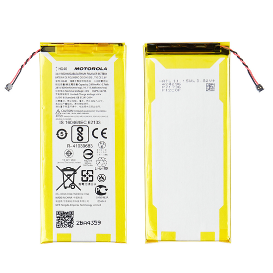 Motorola Moto G5 Plus XT1685-Battery- HG40 2810mAh