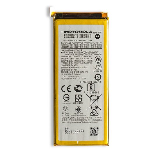 Motorola Moto G6 Plus-Battery JT40- 3010mAh