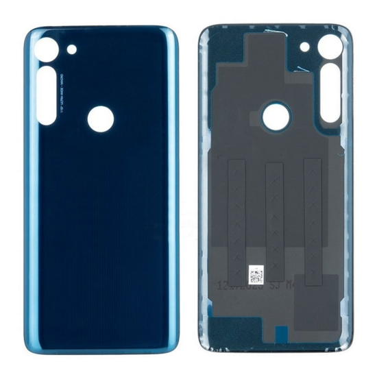Motorola Moto G8 Power-Battery Cover + Adhesive- Blue
